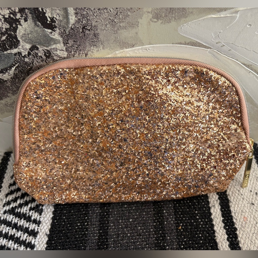 Lancome Sparkling Gold Cosmetic Bag